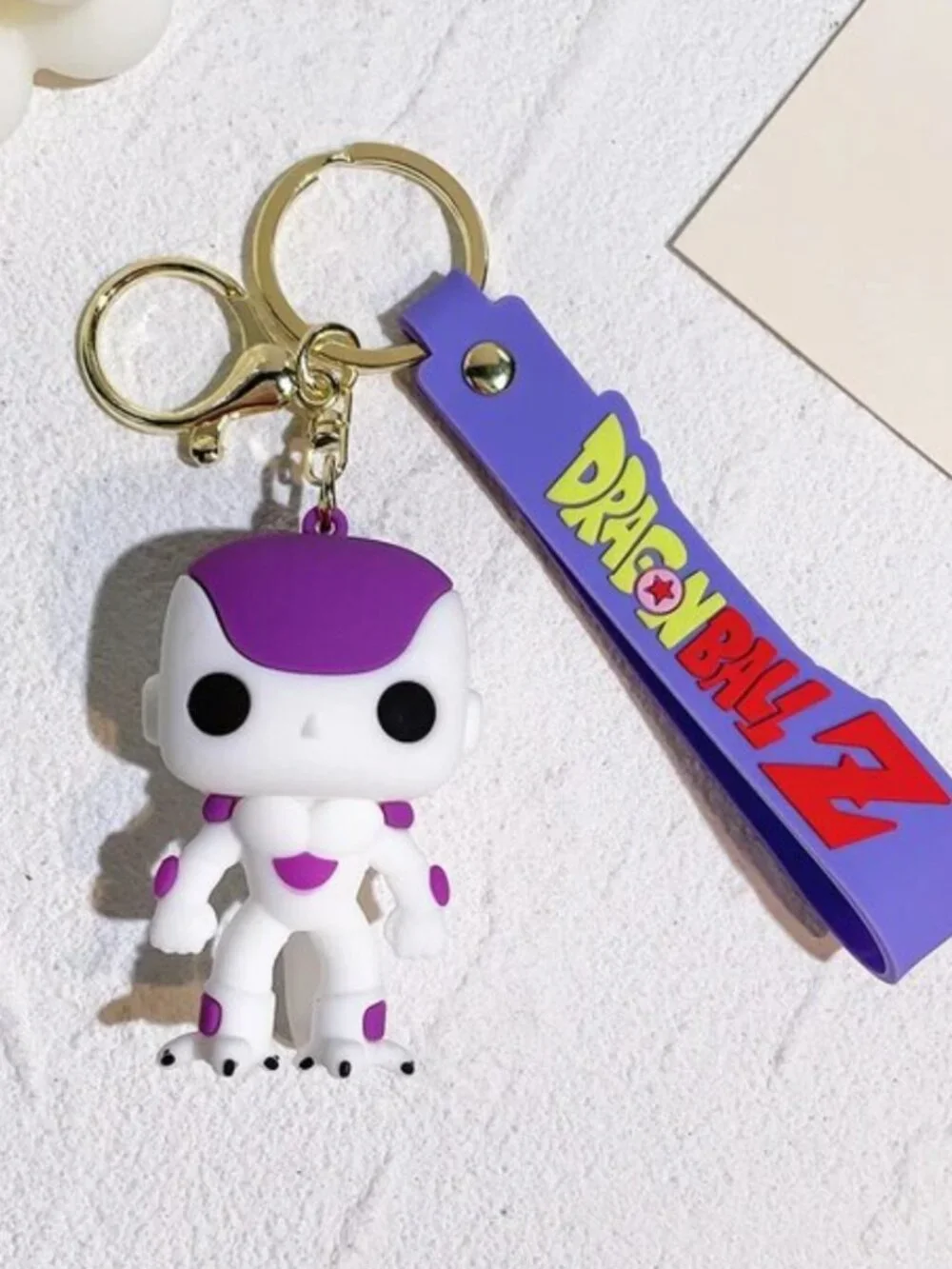 Dragon Ball Z 3D Funko Pop-style rubber keychains B6